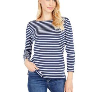 Vineyard Vines Sankaty Striped Boatneck Tee Nantucket Exclusive - Medium
